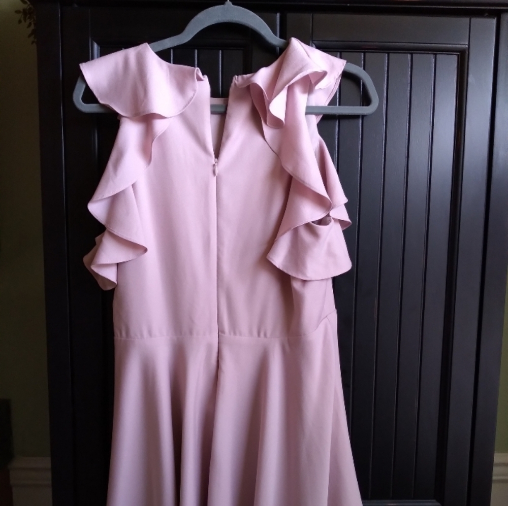 Altar'd State Pink Ruffle Dress - Picture 8 of 8
